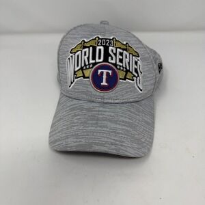 Texas Rangers NEW ERA SnapBack 2023 World Series AL Champions 9Forty‎ Cap Gray